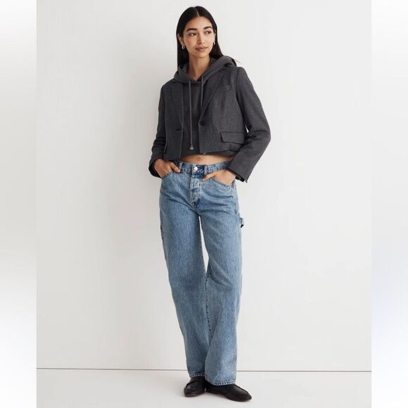 Madewell Blazer L Winter Wardrobe Cold Weather Layer - Picture 12 of 12